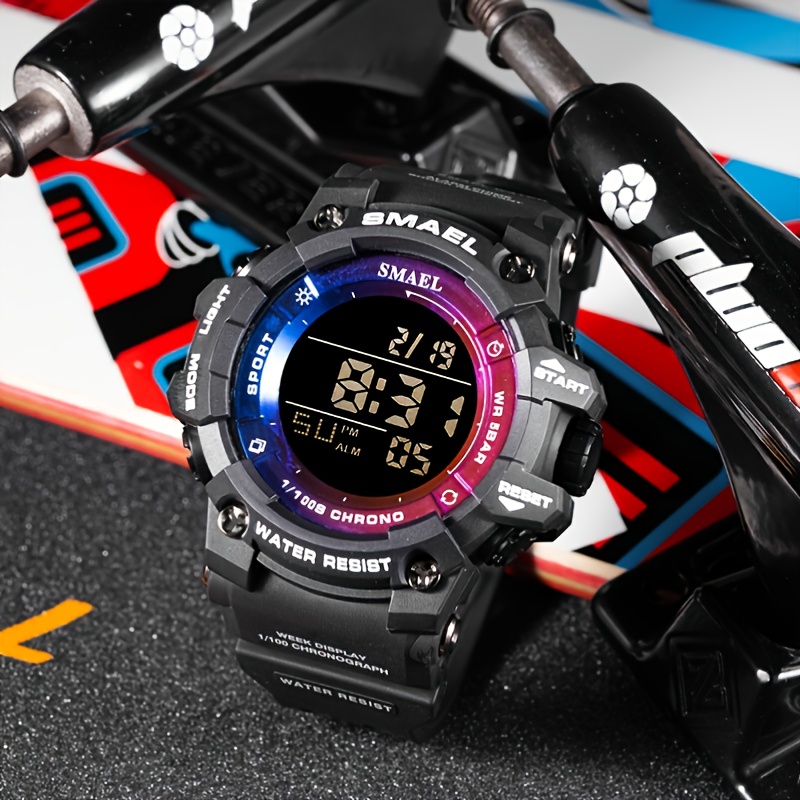 50m Waterproof Electronic Watch for Outdoor Sports