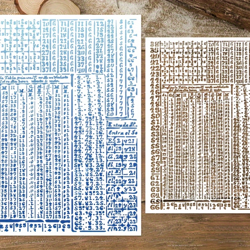 

1pc Morse Code Design Plastic Stencil For Diy Scrapbooking, Greeting Decoration, And Journaling Crafts - Reusable Template For Creating Unique Backgrounds