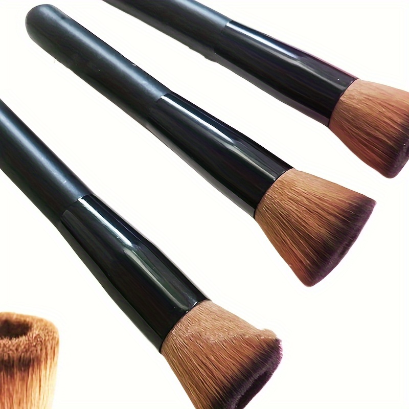 

Foundation Brush Flat Top Brush, Makeup Brush For Blending Liquid, Cream And Perfect Powder Cosmetics - Buffing, Stippling, Concealer