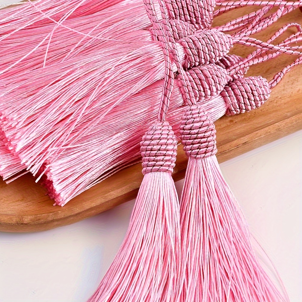 

20pcs Silk Tassels: Festive Christmas Tree Decor & Diy Tassel Ornaments - No Feathers, No Electricity Required