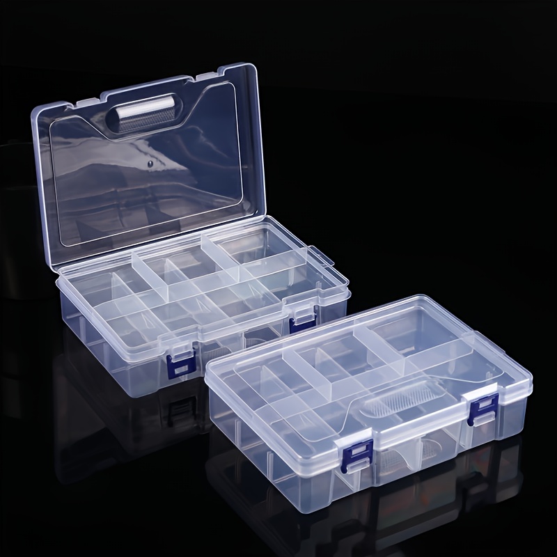 Large Capacity Double Layer Transparent Jewelry Storage Box