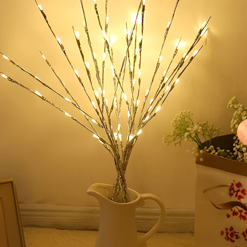 

1pc, 20 Led , , For Day, And Decoration, Vase Decoration, Decoration, Decoration, Decoration, Christmas Decoration, Decoration