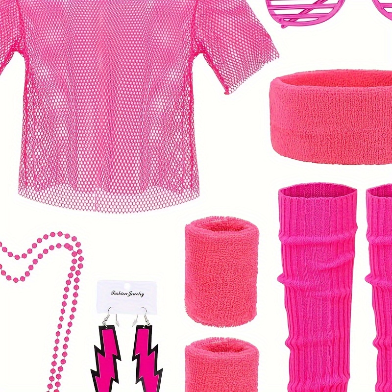 

80s & 90s - -shoulder Top, Accessories Set For Women's , Anniversaries, Birthdays &