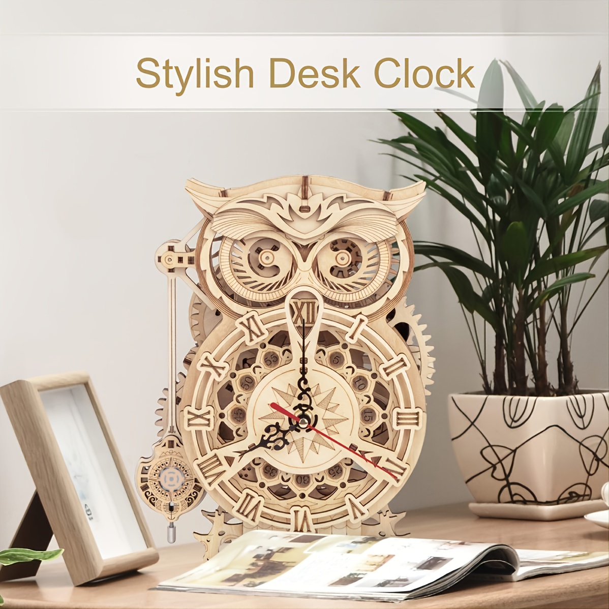 Owl Clock  Woodiy Puzzles