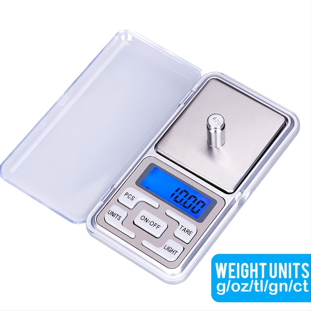 Fuzion Ultra Mini Scale, 1000g x 0.1g Digital Pocket Scale, Grams and Oz 6  Units, Gram Scale with LCD Display, Tare, Battery Included