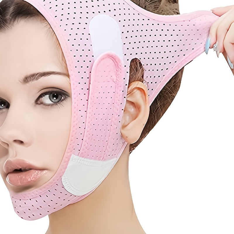 Face Slimming Strap Double Chin Reducer Face Lift Tape, V Line Face Lifting  Mask Face-belt Chin Strap For Women And Men, Facial Moisturizing Slimmer T