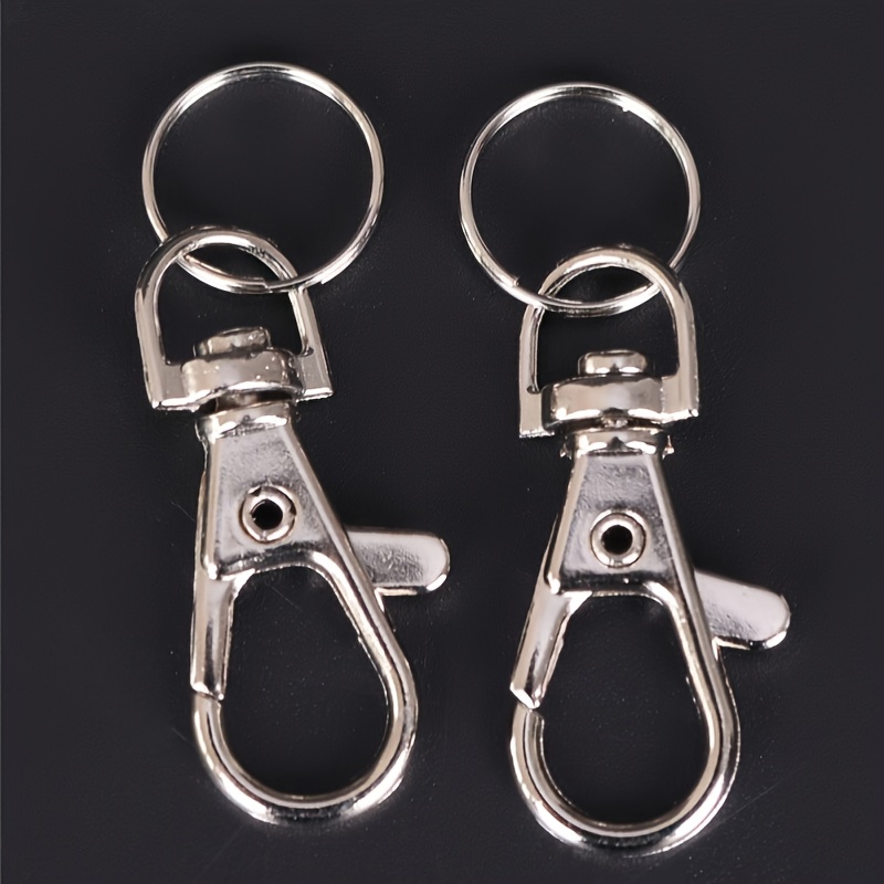 Swivel Snap Hooks With Key Rings Key Chain Clip Hooks - Temu