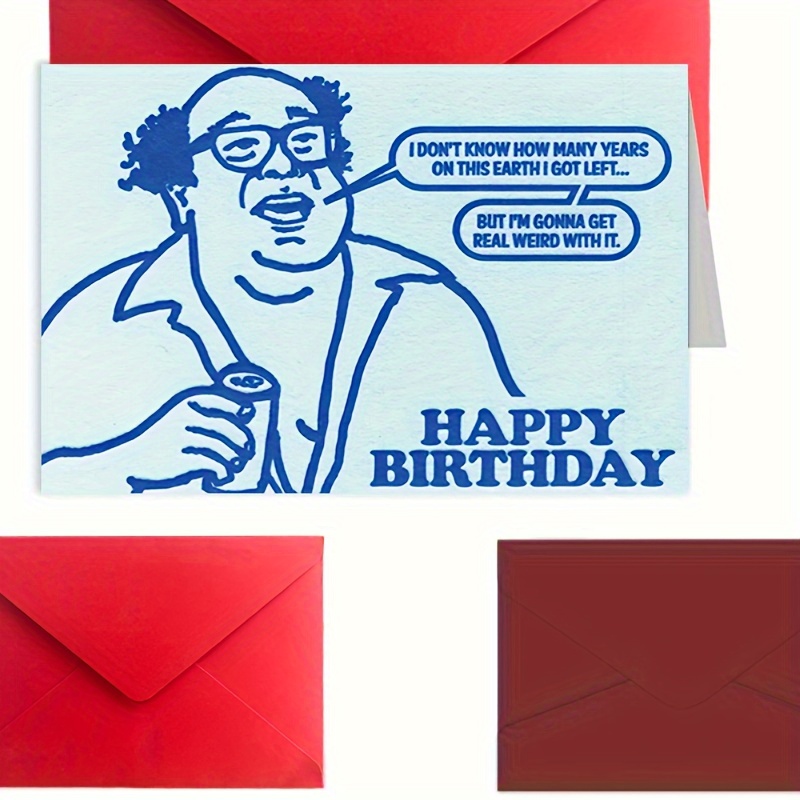 

Funny ' Sunny In Philadelphia' Birthday Card - , Unique Stationery Gift