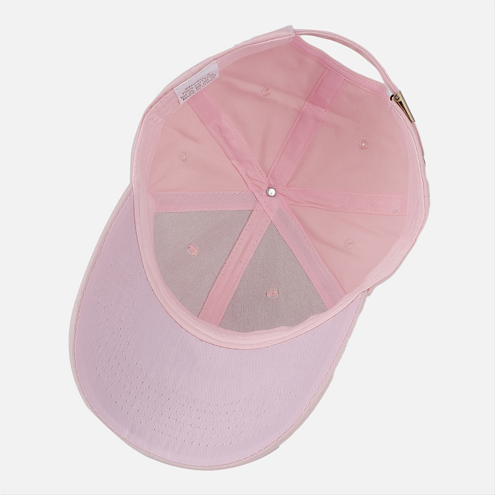 Vintage Cotton Baseball Cap with Alien Print