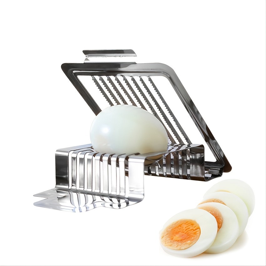 Egg Cutter Stainless Steel Blade Perfectly Cut Eggs Every - Temu