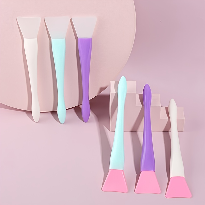 Silicone Face Mask Brushes, Flexible Facial Mud Mask Applicator Brush