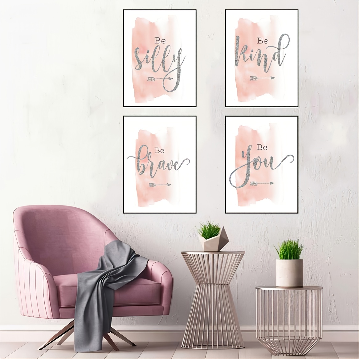 Gallery Wall Art Set of 6 Prints, Nursery Set Scandinavian Prints Kids  Bedroom Prints Nursery Wall Art, Printable Wall Art Teen Room Decor 