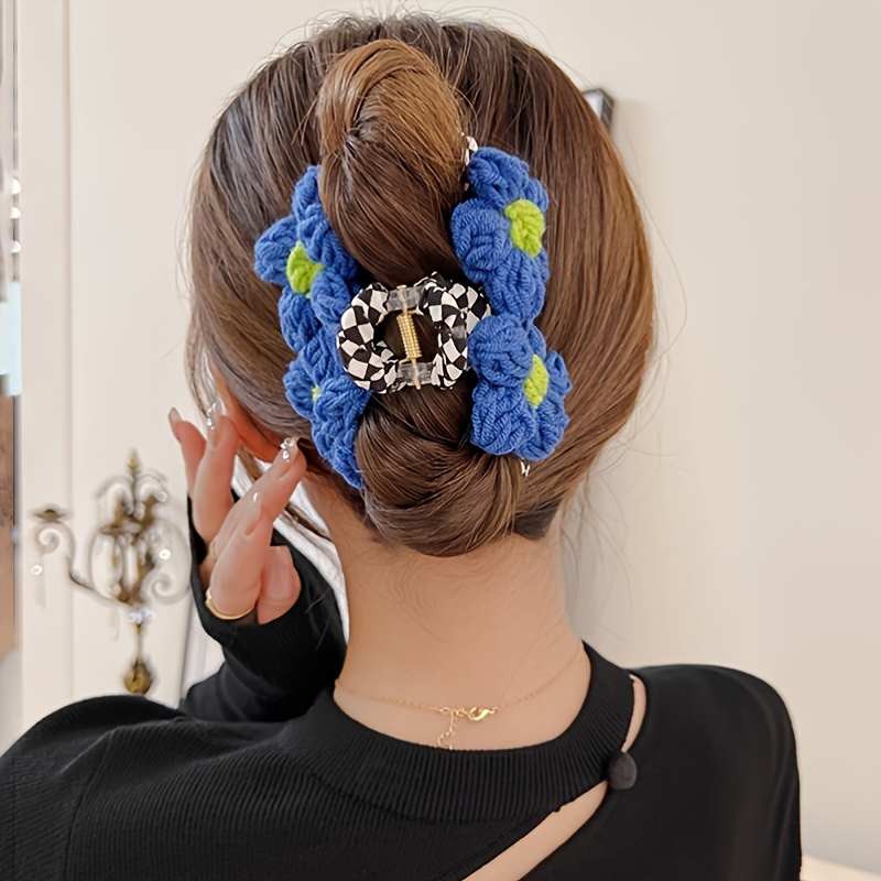 Sweet Colorful Yarn Hair Clip Hair Tie