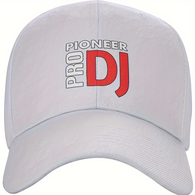 

Pioneer Vintage Style Baseball Cap, 100% Polyester Soft Fabric With Slight Stretch, Adjustable Unisex Casual Hat, With Pvc Coating, Hand Washable, For Professional Djs