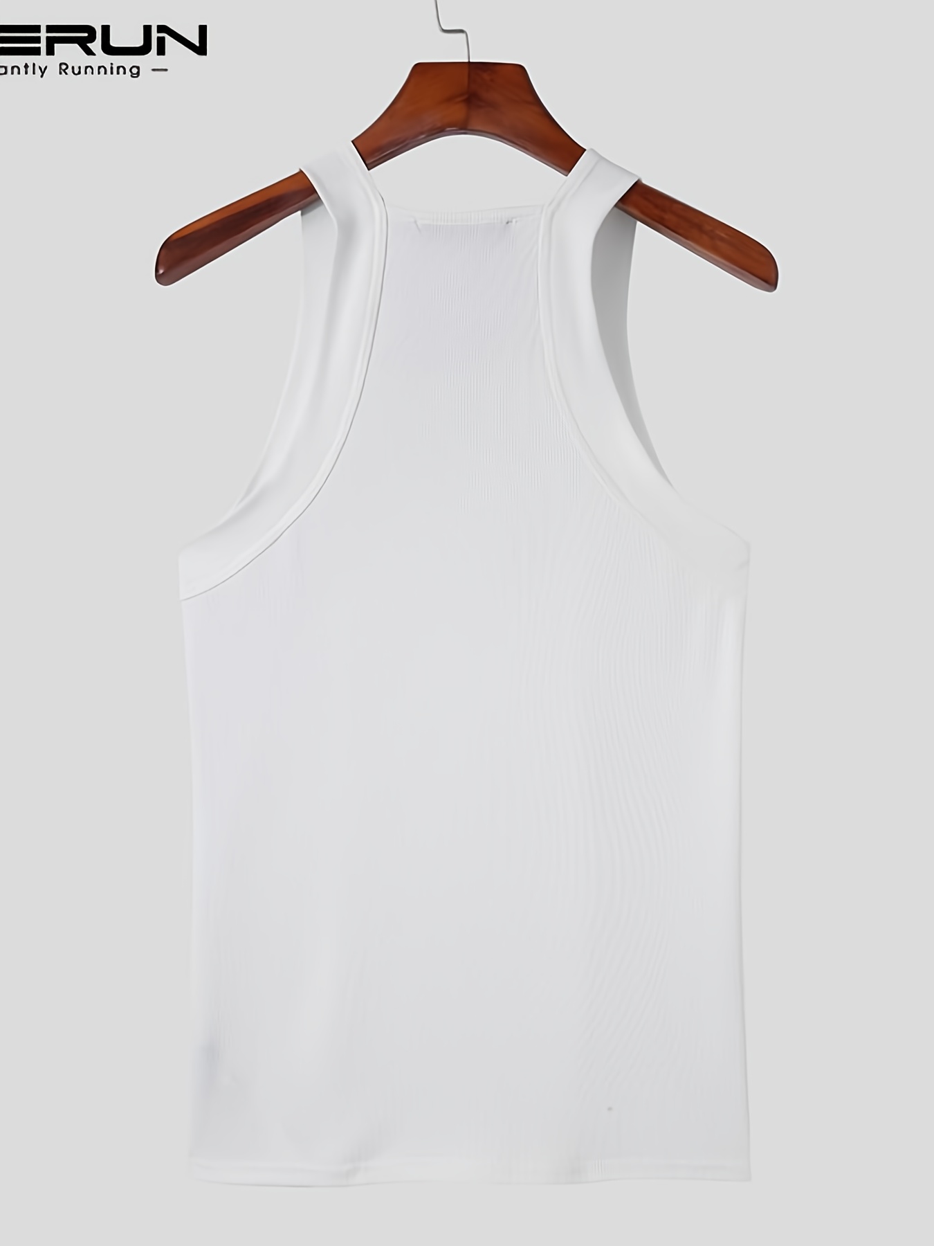 Incerun Men White Tank Tops O neck Sleeveless Vacation - Temu Canada