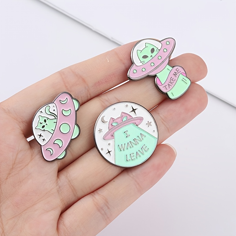 Cat Enamel Pins Lovely Cute Pin Kawaii Lapel Pin - Temu