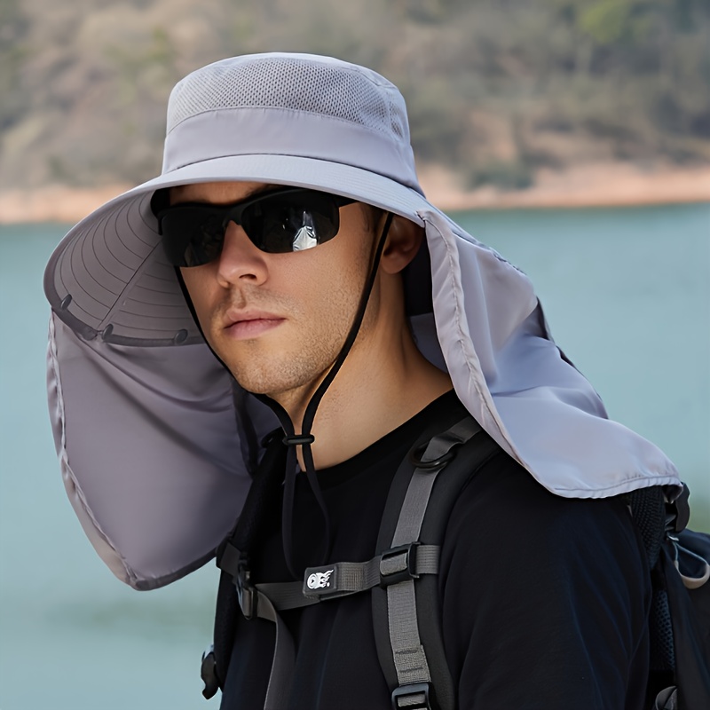 Durable Foldable Fishing Camping Hat Windproof Sun - Temu