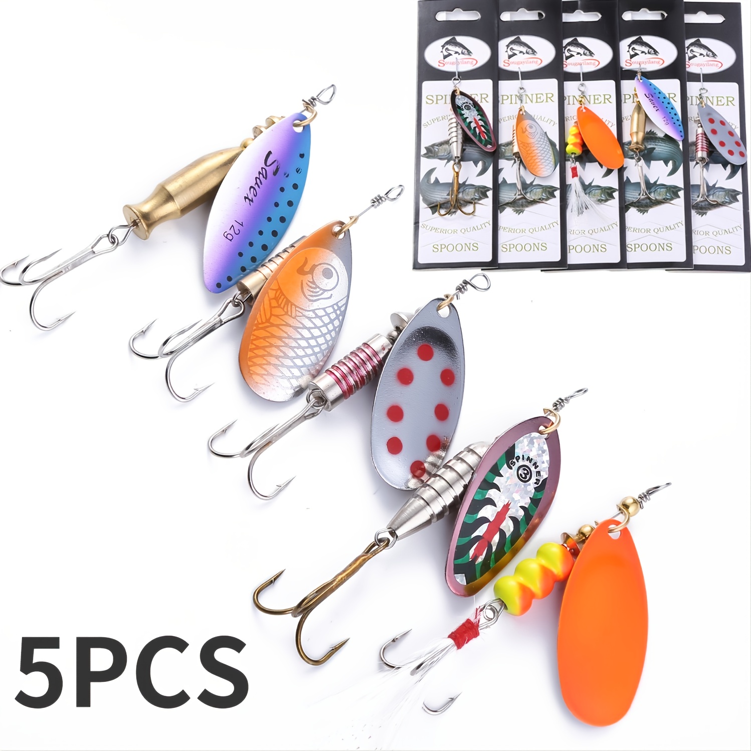 Sougayilang Hard Spoon Bass Lure A Must Serious Angler! - Temu