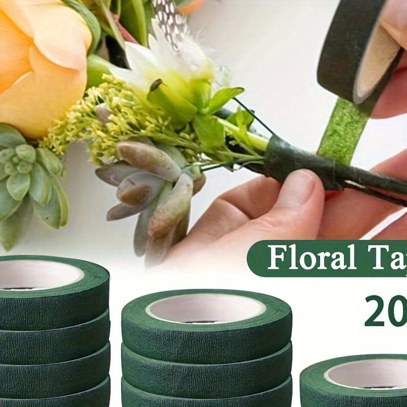 

Floral Tape Roll For Diy Crafts - Paper-based Adhesive Wrap For Flower Arrangements And Stem Edging