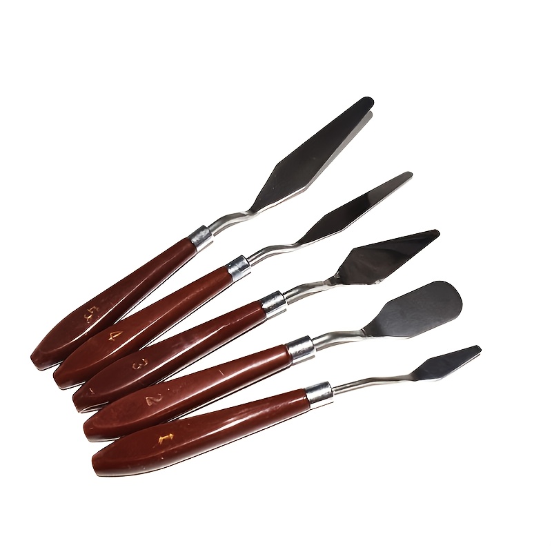  10 Pieces Palette Knife Set Stainless Steel Spatula palette  knife for oil painting acrylic painting, Lightwish Painting Knife with Wood  Handle for Artist Painting supplies : Arts, Crafts & Sewing
