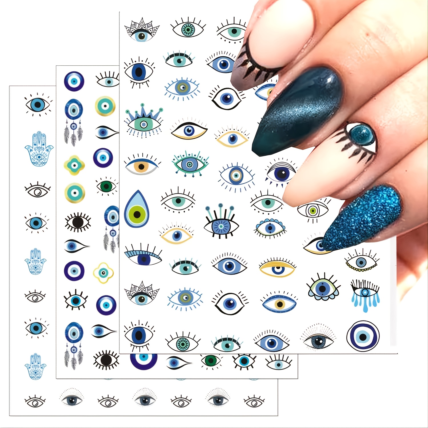 Fashion Designer Self Adhesive Nail Art Stickers Nail Decals