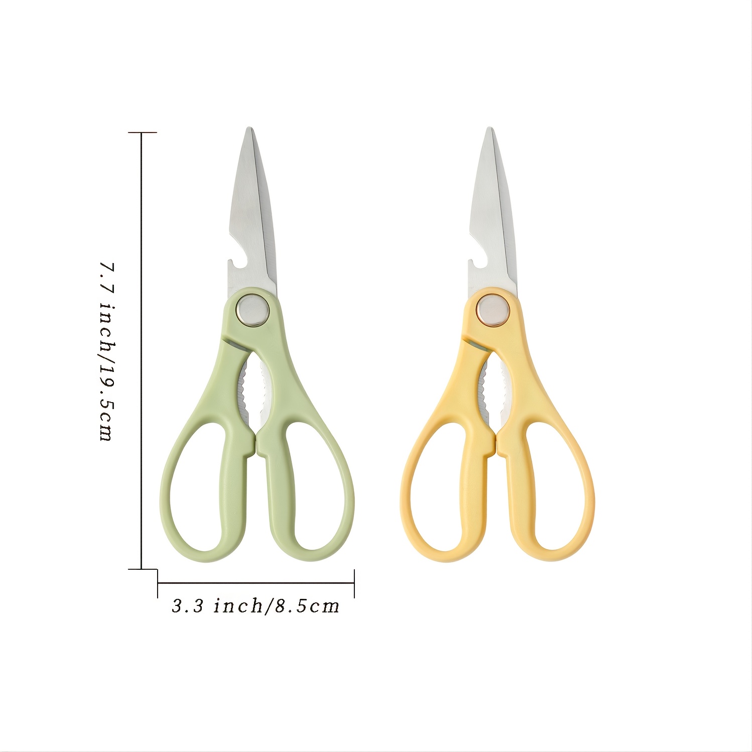 Tpotato kitchen scissors,kitchen shears heavy duty dishwasher  safe,Stainless Steel Sharp utility food cooking Scissors multipurpose with  cover cutting