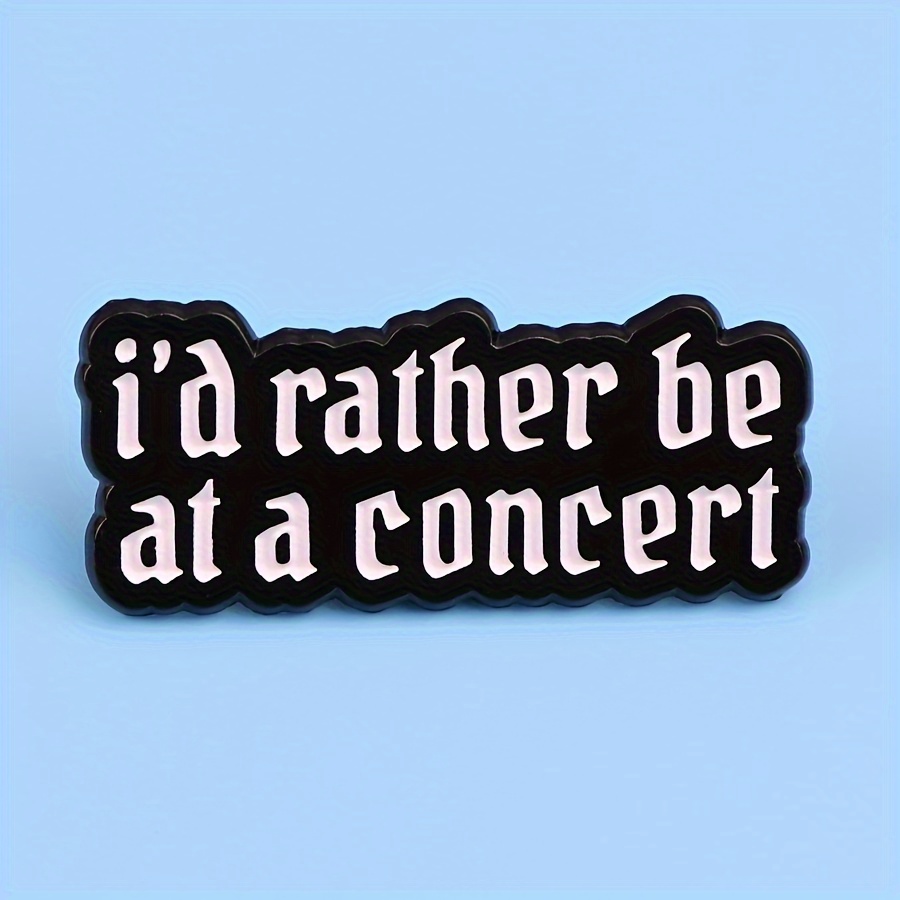 

'i'd Rather A ' Enamel Pin - Zinc Alloy, For Backpacks, Collars & | For