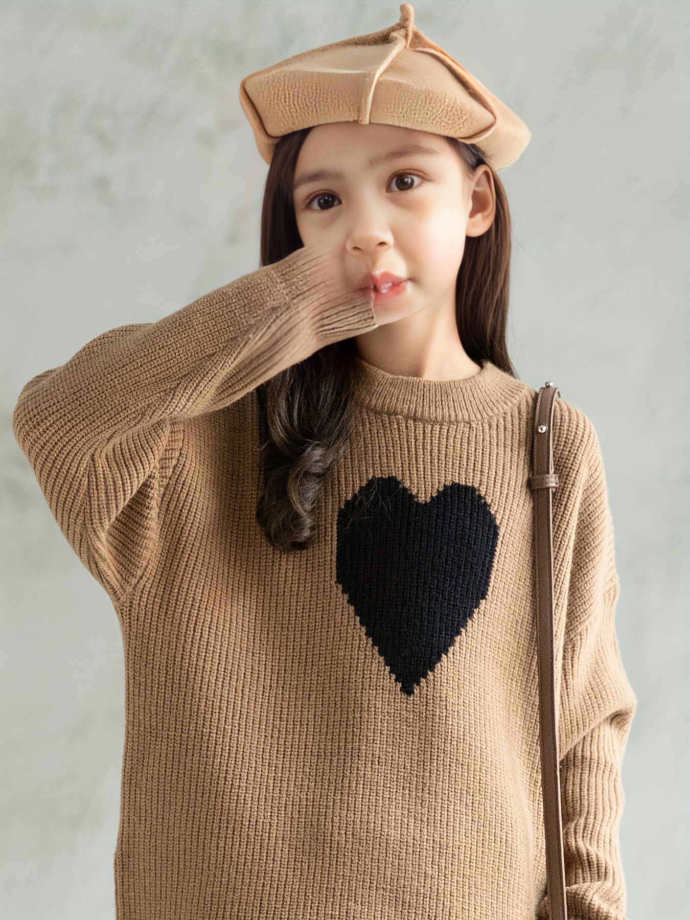 Knitting sweater hotsell for girls