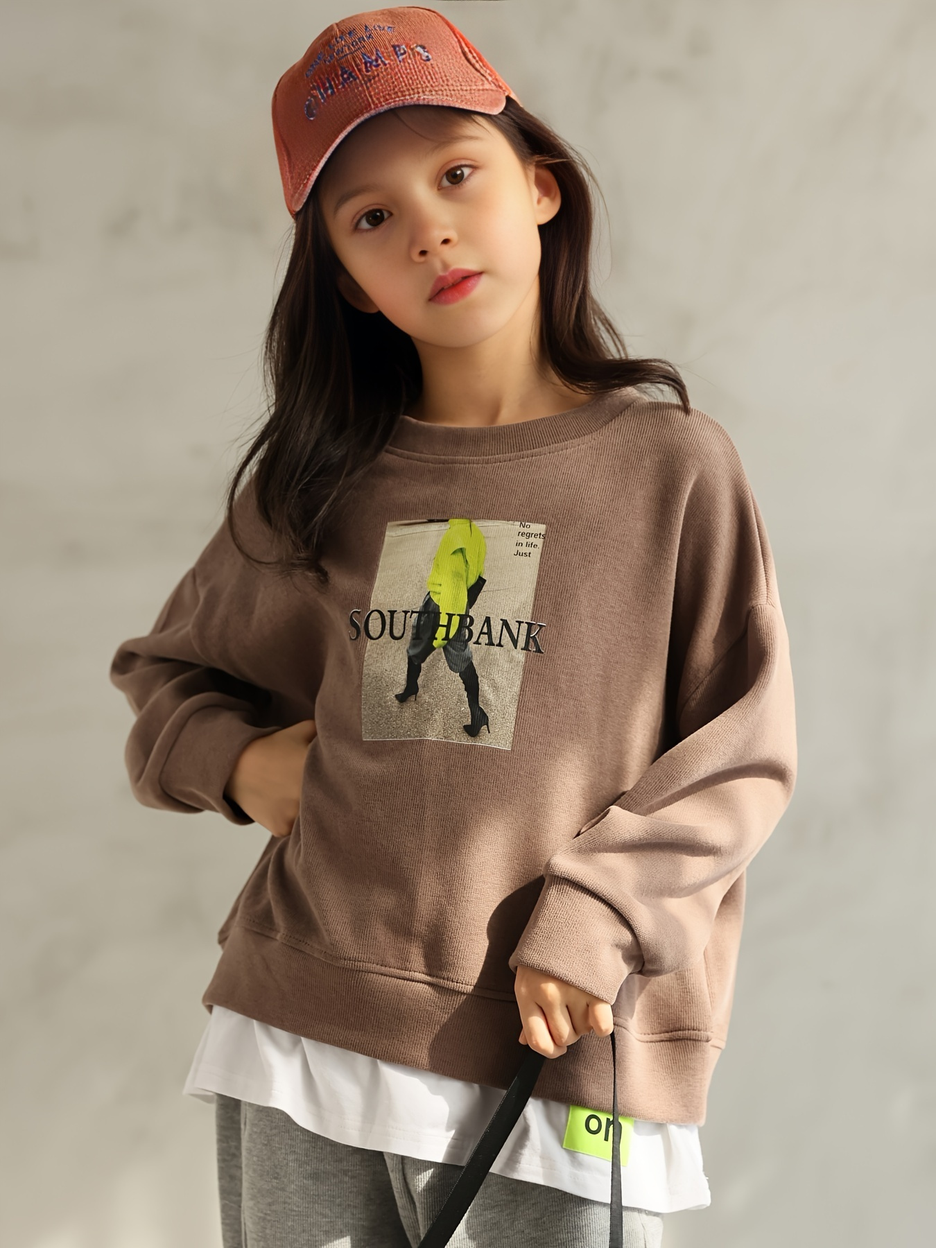 Sudadera estampada algodón niña