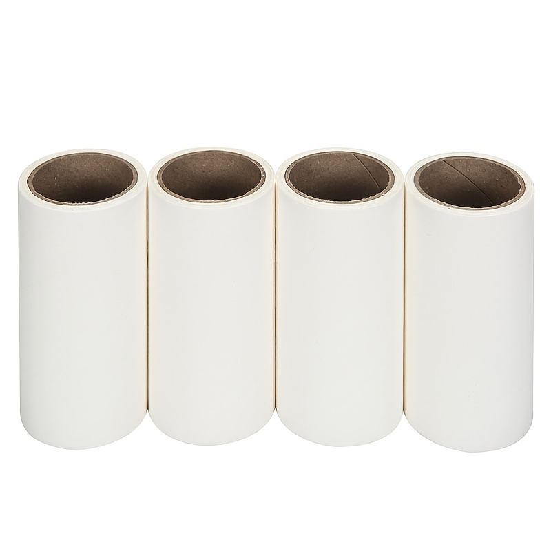 1pc Tear-Off Lint Roller/3pcs Replacement Paper Tube Set, Portable