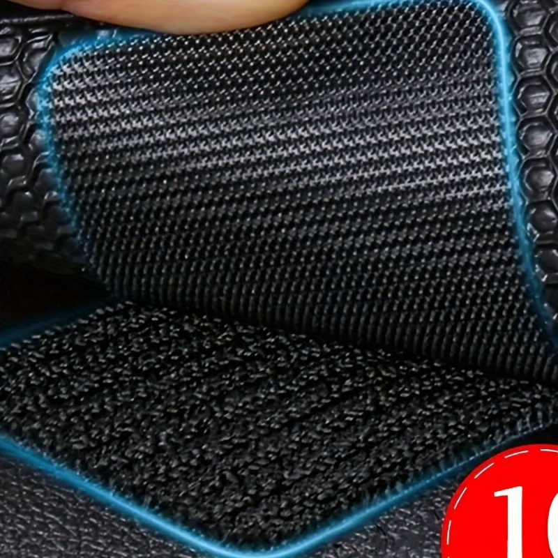 

10 Pairs Of Car Carpet Tape Universal Self-adhesive Fasteners Stickers Floor Mat Clamp Fixer Grips