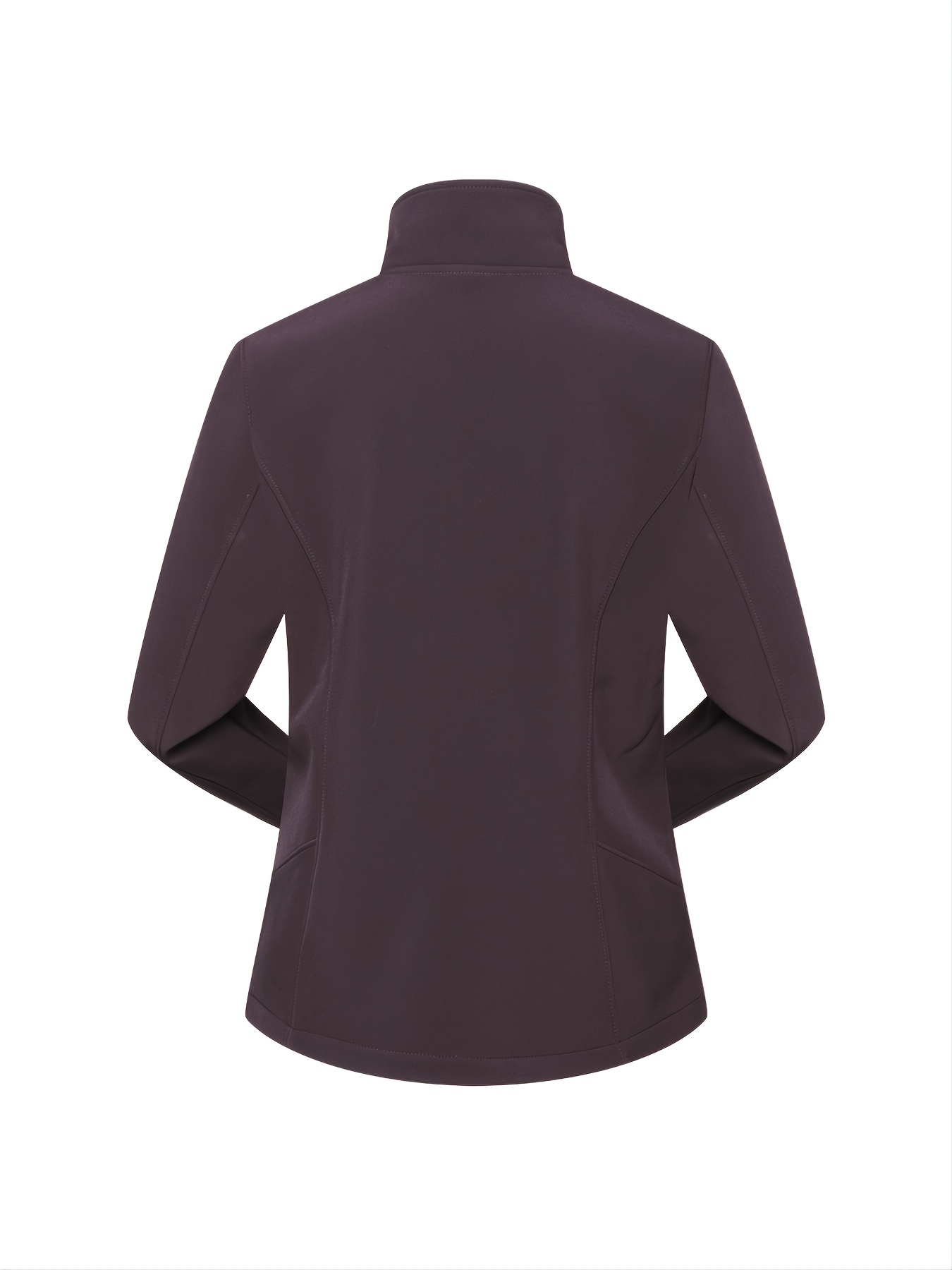 Soft-Shell Jacket, Windproof & Waterproof Stand Collar Jacket Outdoor  Fishing Hiking Jacket, Women's Outerwear