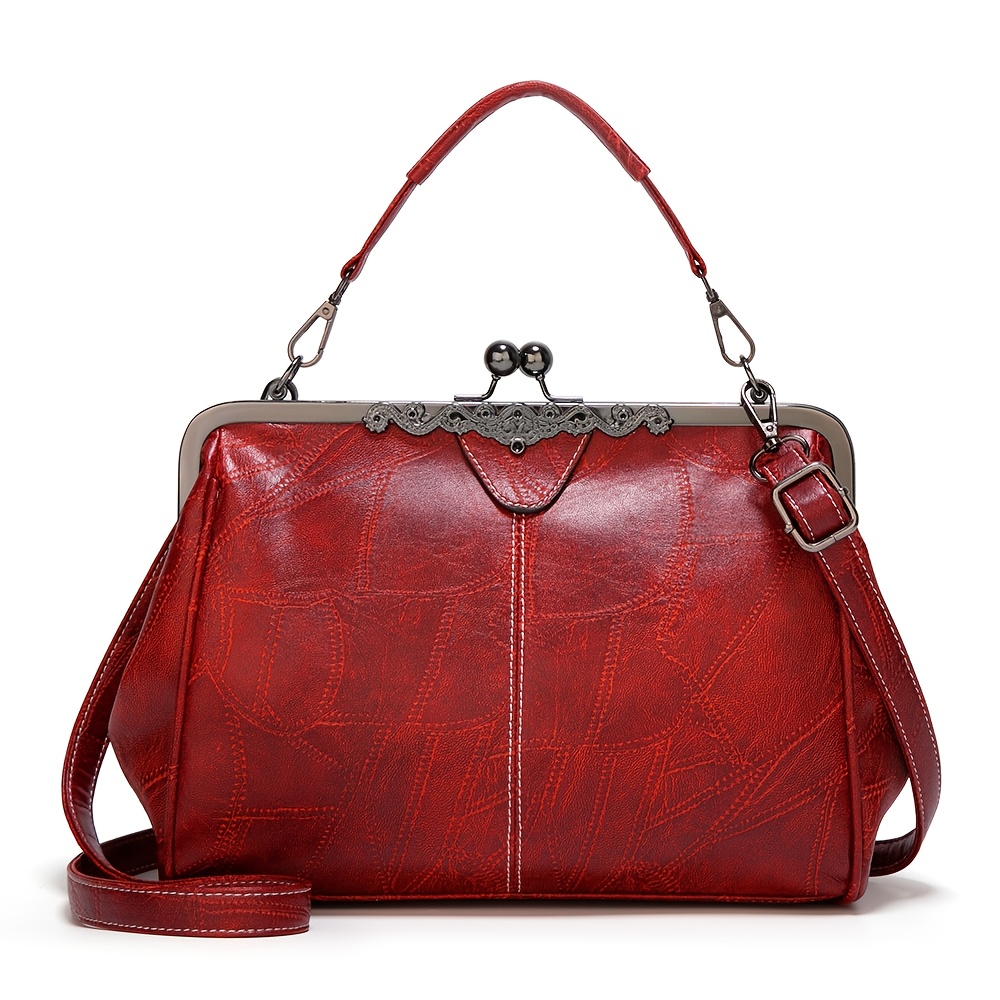 Elegant Square Box Crossbody Bag, Twisted Strap Satchel Bag For Women.,  Classic Handbag - Temu