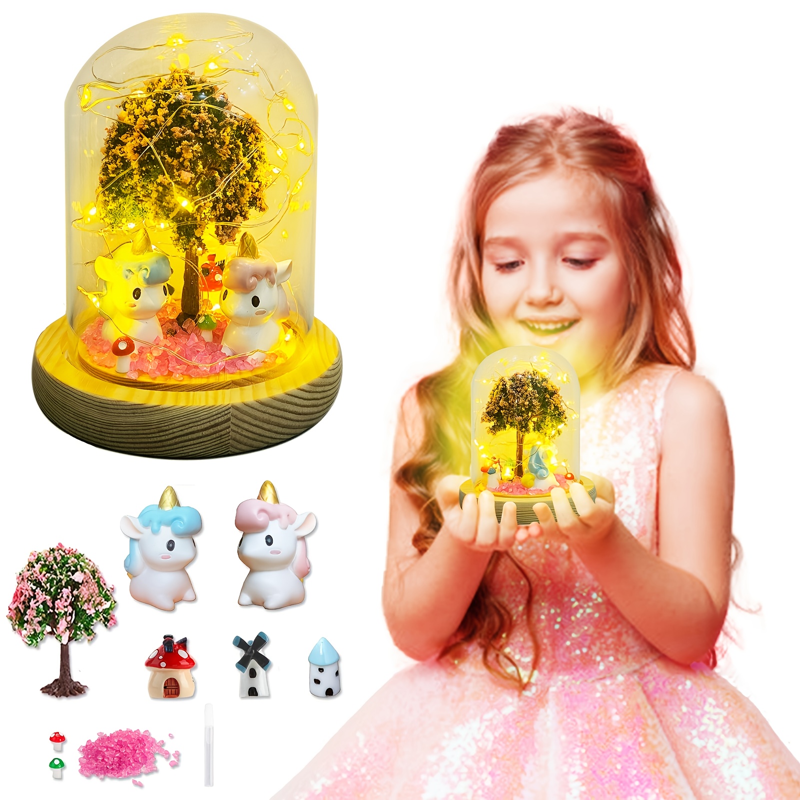 Night Light Crafts for Kids – DIY Crafts for Girls Ages 4-6 6-8, Cute Unicorn  Toys & Activities Kits Gifts, Arts & Crafts Stuff for Little Girls Age 4 5  6 7