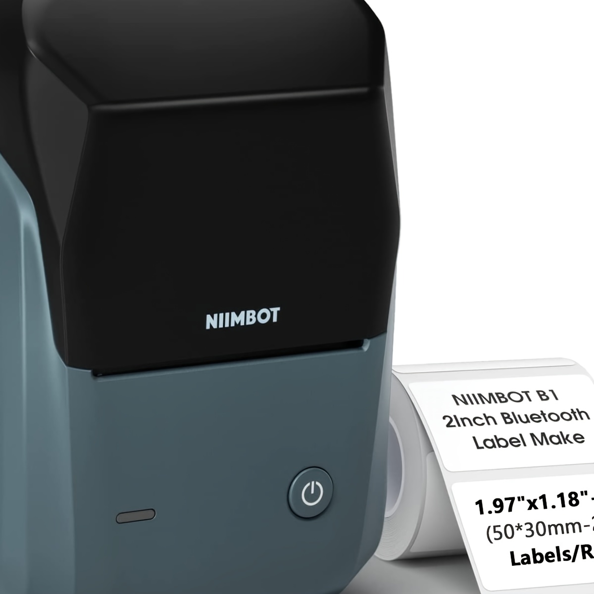 Niimbot B1 Máquina Hacer Etiquetas 1 Paquete Etiquetas 1.97 X1.18 (50 × 30  Mm), Impresora Etiquetas Inalámbrico Impresión Etiquetas Adhesivas Térmicas  Compatible Ios Android Minoristas, Oficinas, Supermercados, - Oficina  Escuela - Temu