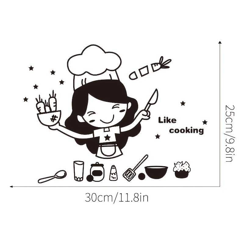 cute chef clip art black and white