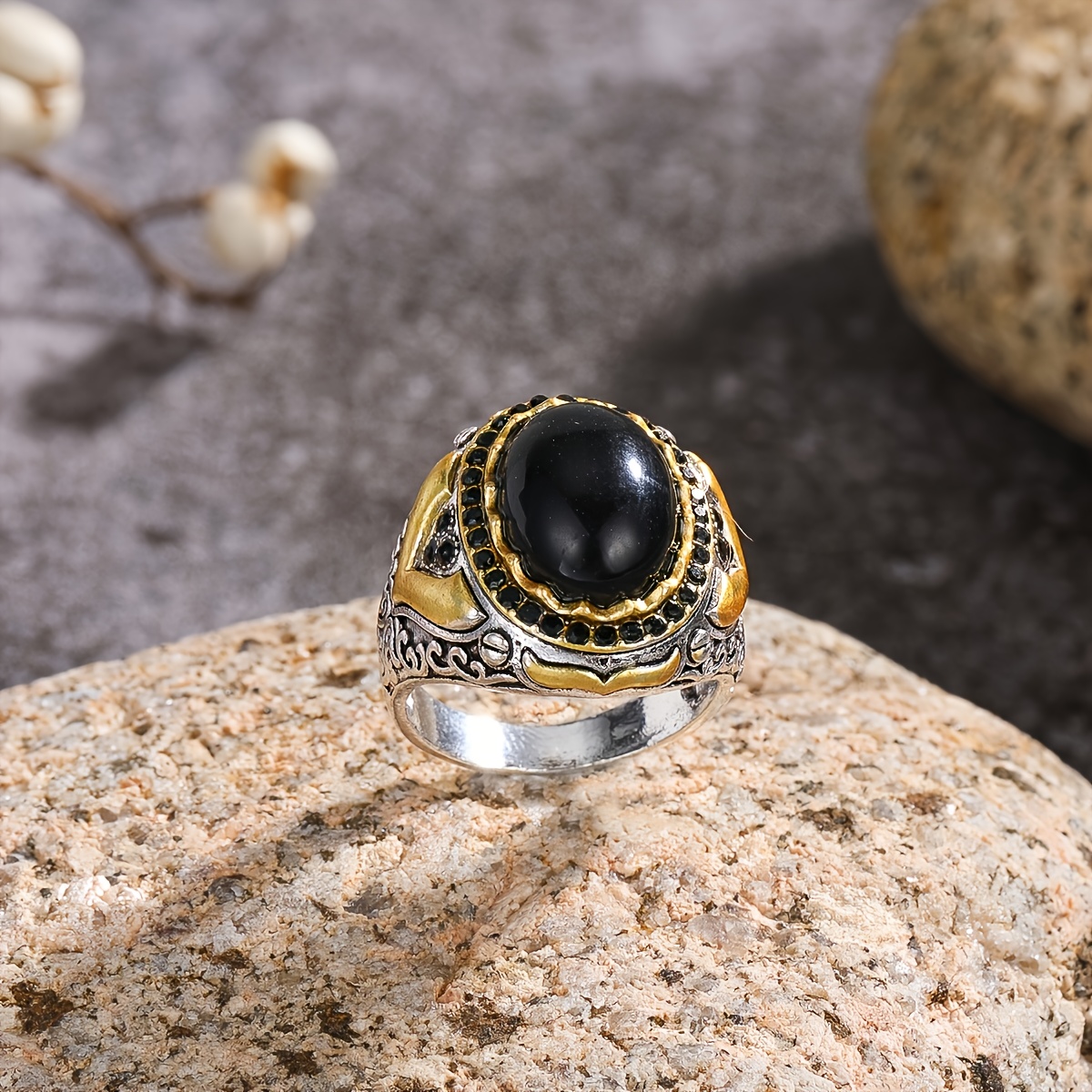 Carved Ring for Men