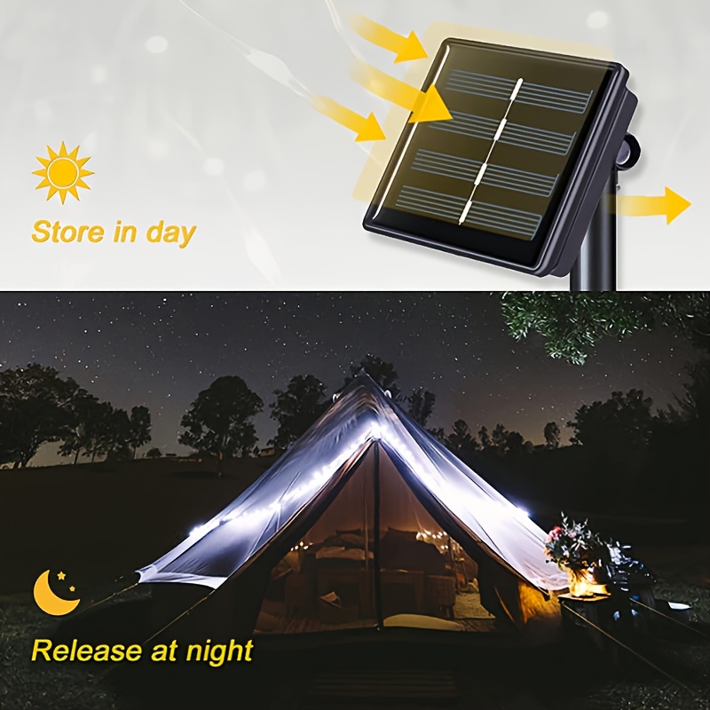 LED Solar Fairy Garland String Lights Waterproof Outdoor Christmas Decor