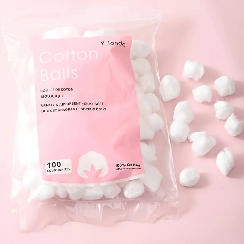 200count Cotton Balls 100 Pure Cotton Fragrance Chlorine Free Cotton Balls, Shop Now For Limited-time Deals