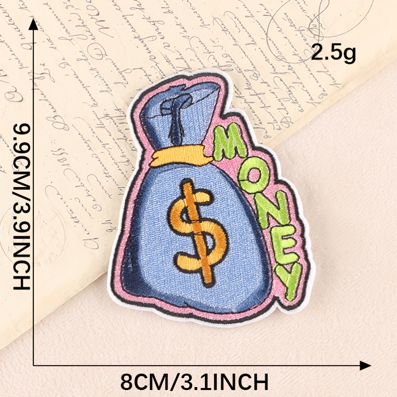 Dollar Patches Diy Stickers, Embroidery Applique Iron On Heat