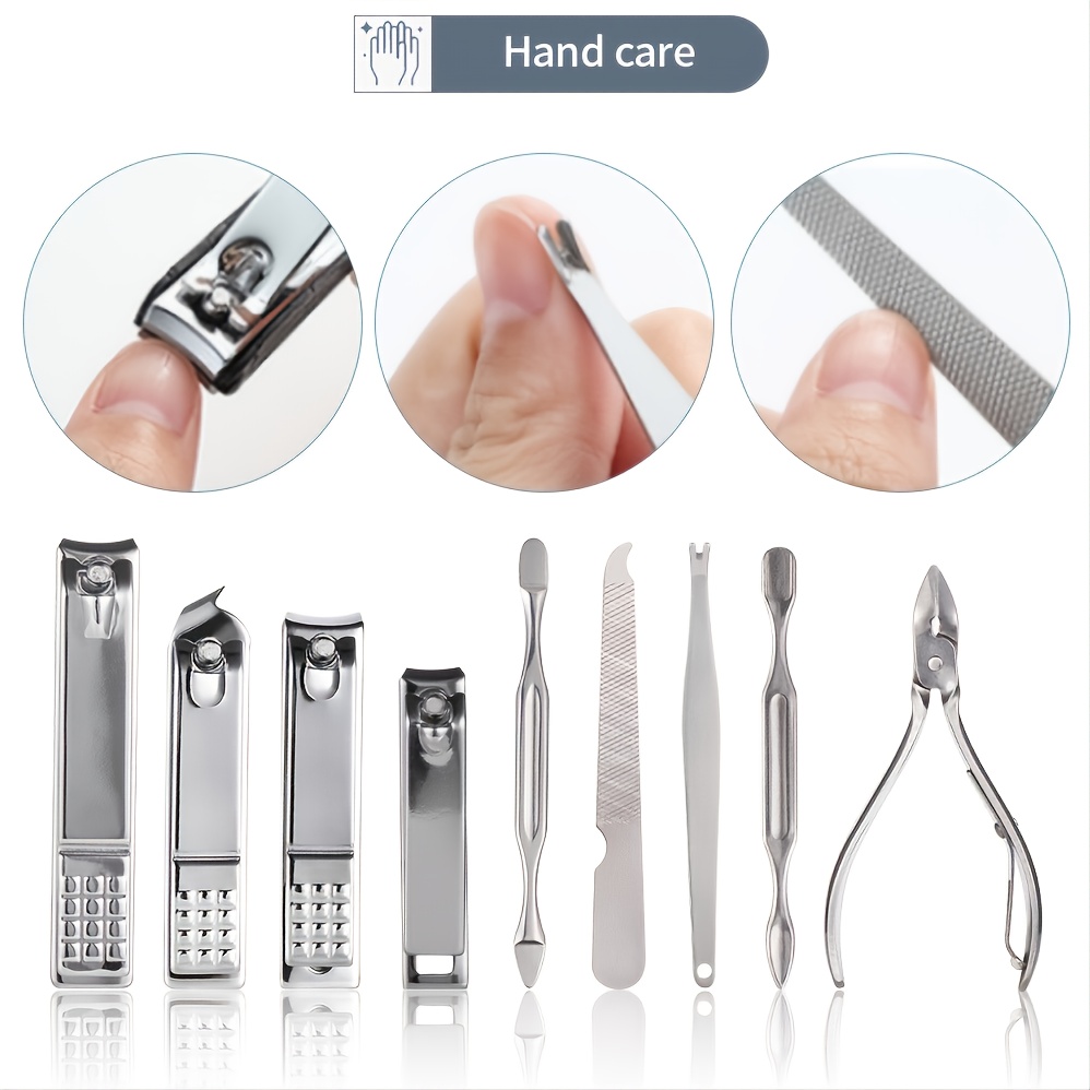 Manicure Set Professional Nail Clippers Kit Pedicure Care Tools Stainless  Steel Women Grooming Kit 18PCS for Travel or Home - China Nail Tools and  Manicure Set price | Made-in-China.com