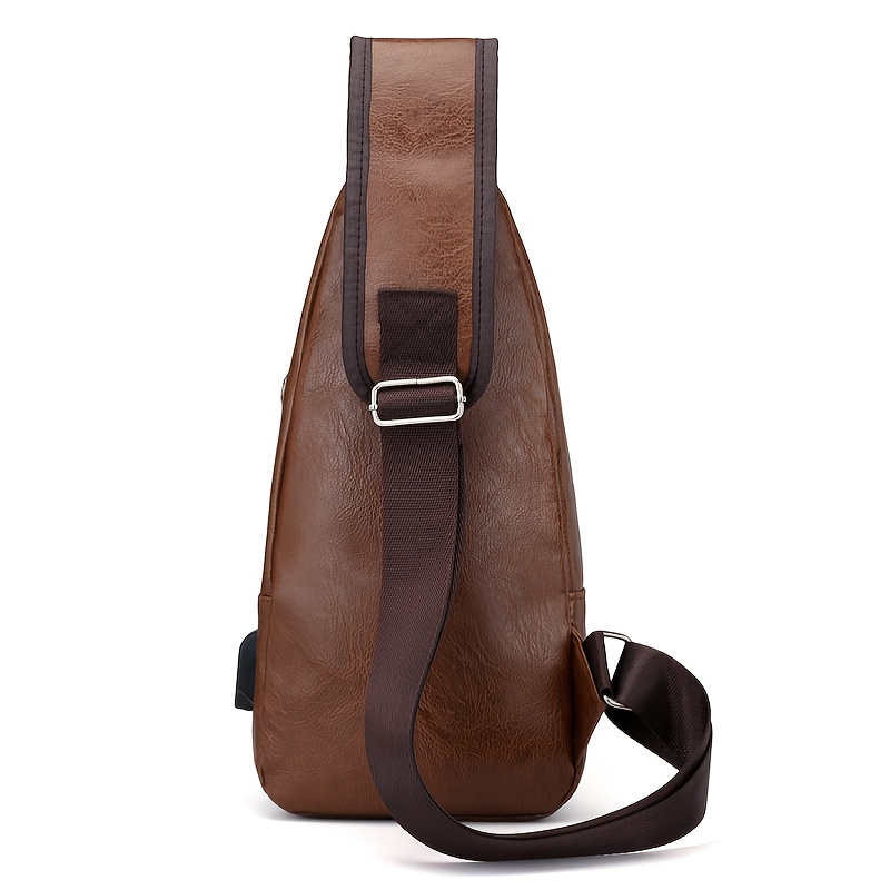 High Quality Sling Bag Mens Chest Bags Designer Leather Shoulder