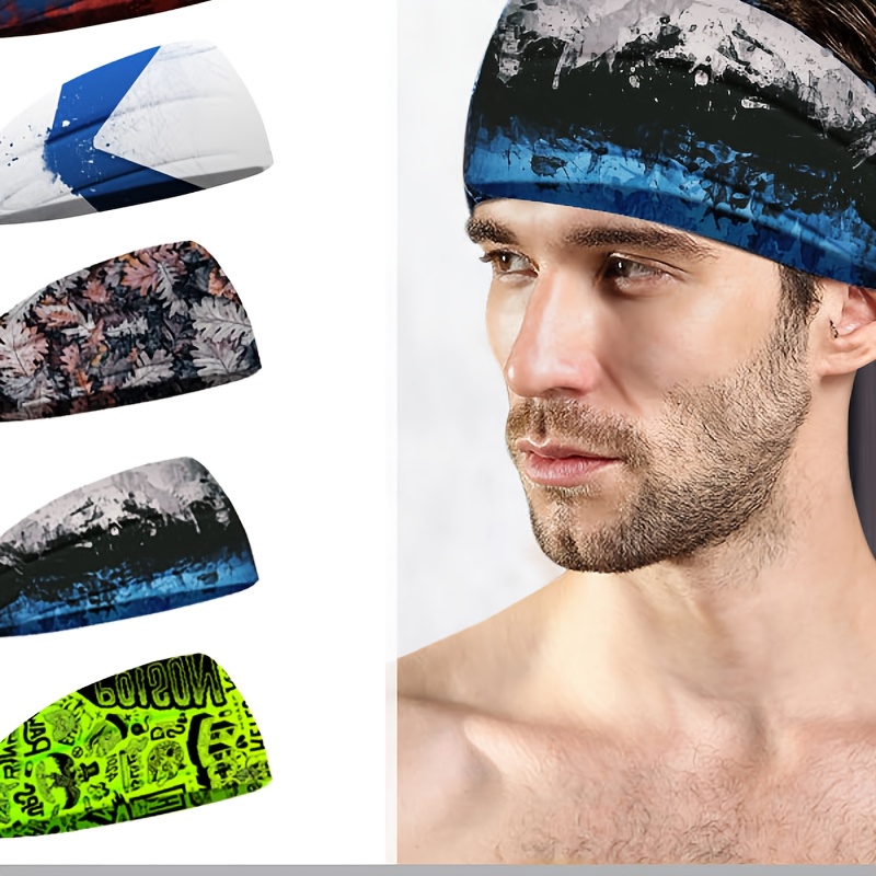 Moisture Wicking Sports Headbands: Perfect For Men & Women's Workouts,  Running, Cycling, Basketball, Gym Exercise & Football! - Temu