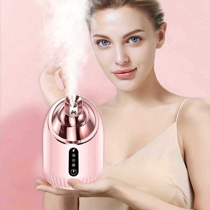 Hot Cold Spray Machine Facial Steamer Ozone Steaming Sprayer Skin Beauty  Mist