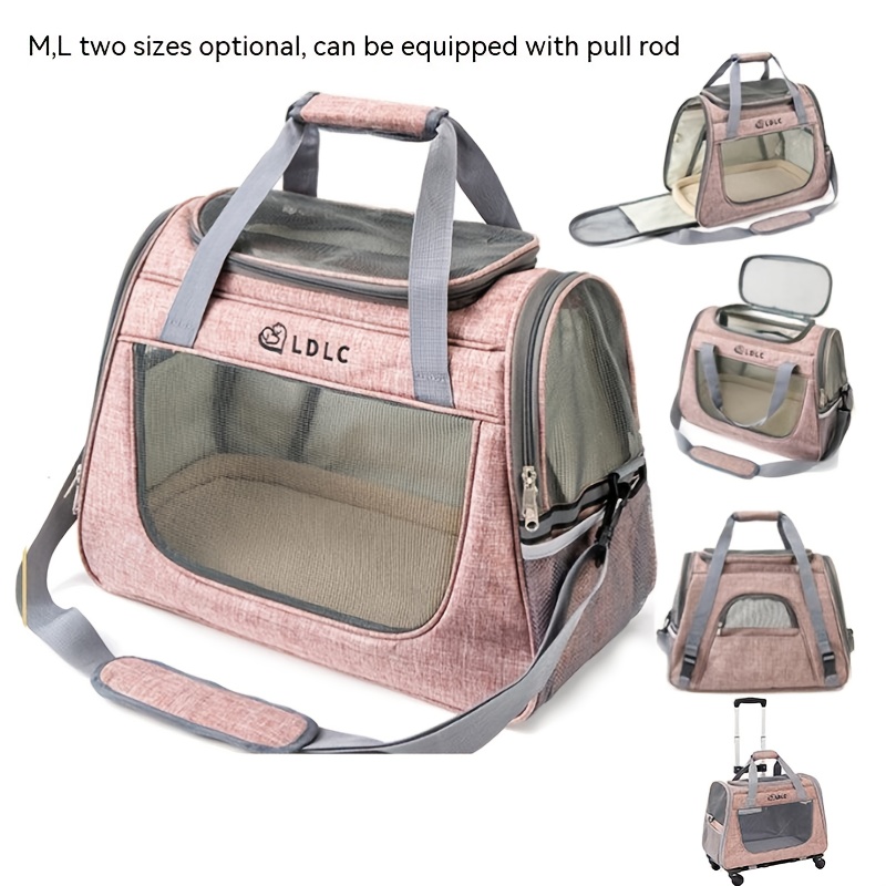 Travel In Style With This Soft & Transparent Pet Carrier - Perfect For Cats  & Puppies! - Temu