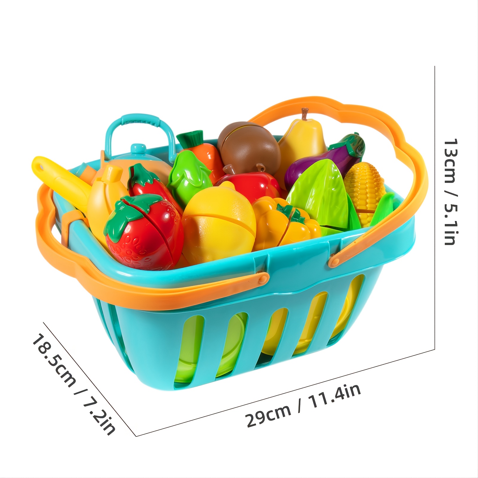 goedkeuren Verwoesting Aanwezigheid Kids Pretend Fruits And Vegetables Accessories Cutting Food Toys For Gifts  | Shop The Latest Trends | Temu