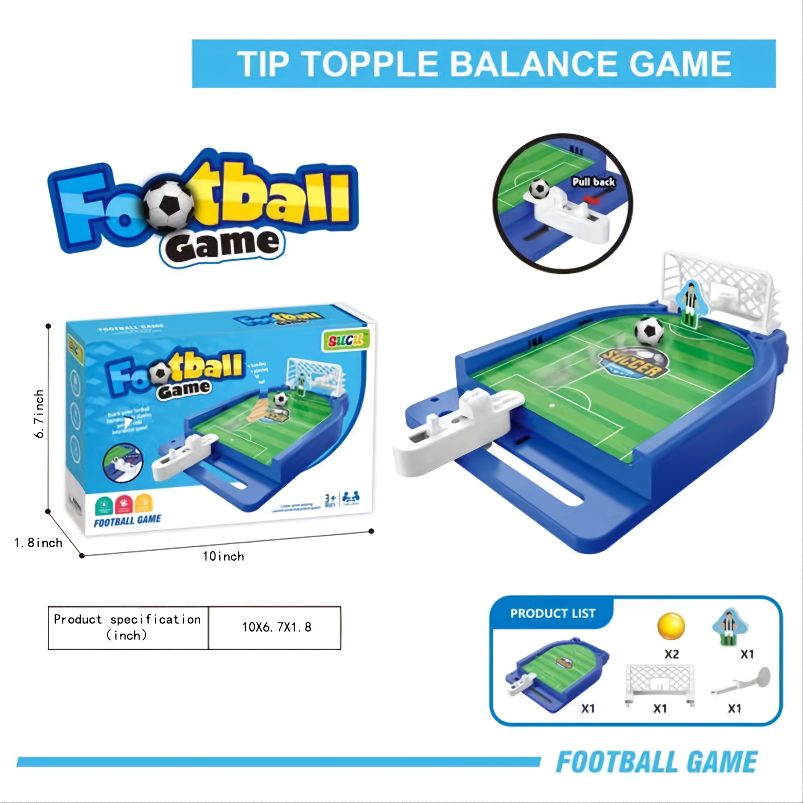 Mini Jeu De Football De Bureau, Jeu De Tir Intérieur De Bureau Amusant,  Jouet À La Maison De Soulagement De La Pression Pour Filles Et Garçons