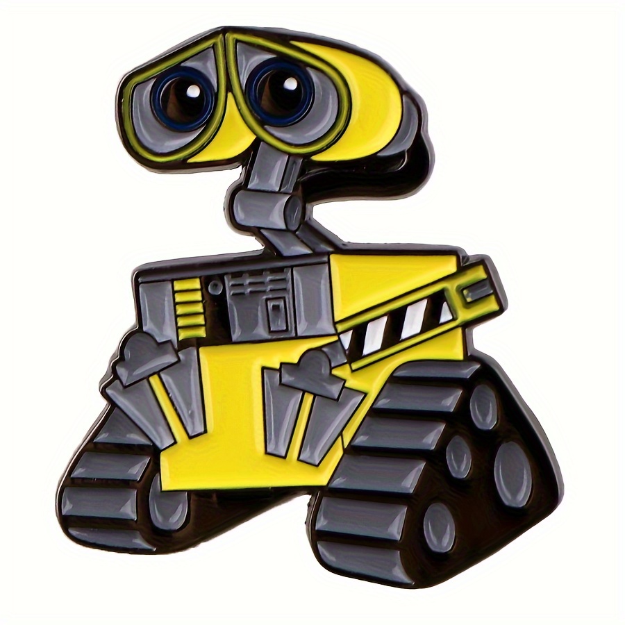 

1pc Robot Enamel Brooch Pin, Cute Trendy Lapel Badge, Fashion Accessory For Backpack, Clothing Decoration, Collectible Jewelry Gift