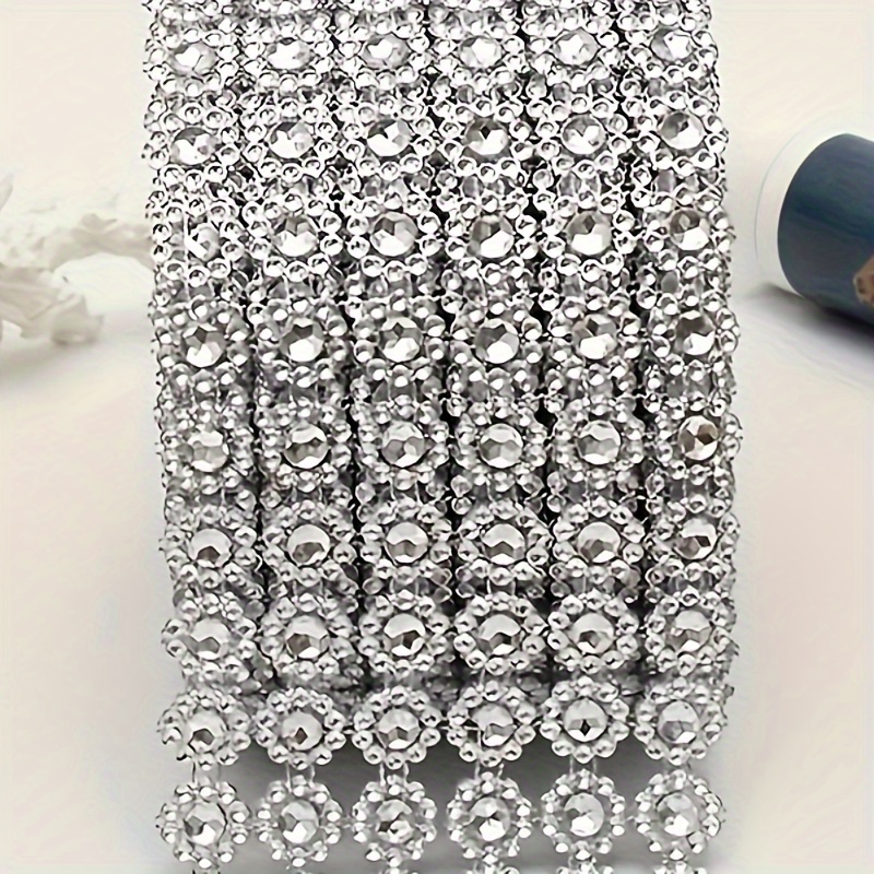 

Luxurious Silvery Mesh Ribbon - Weddings, Celebrations & Crafts, 1 Roll