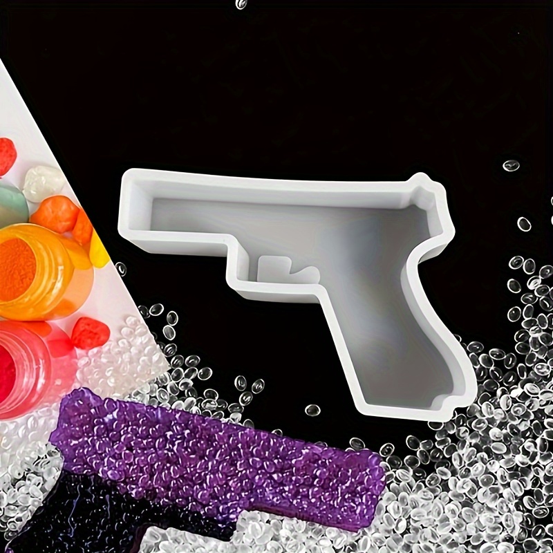 6 Cavity Creative Pistol Shape Gun and Bullet Ice Mold Ice Cube